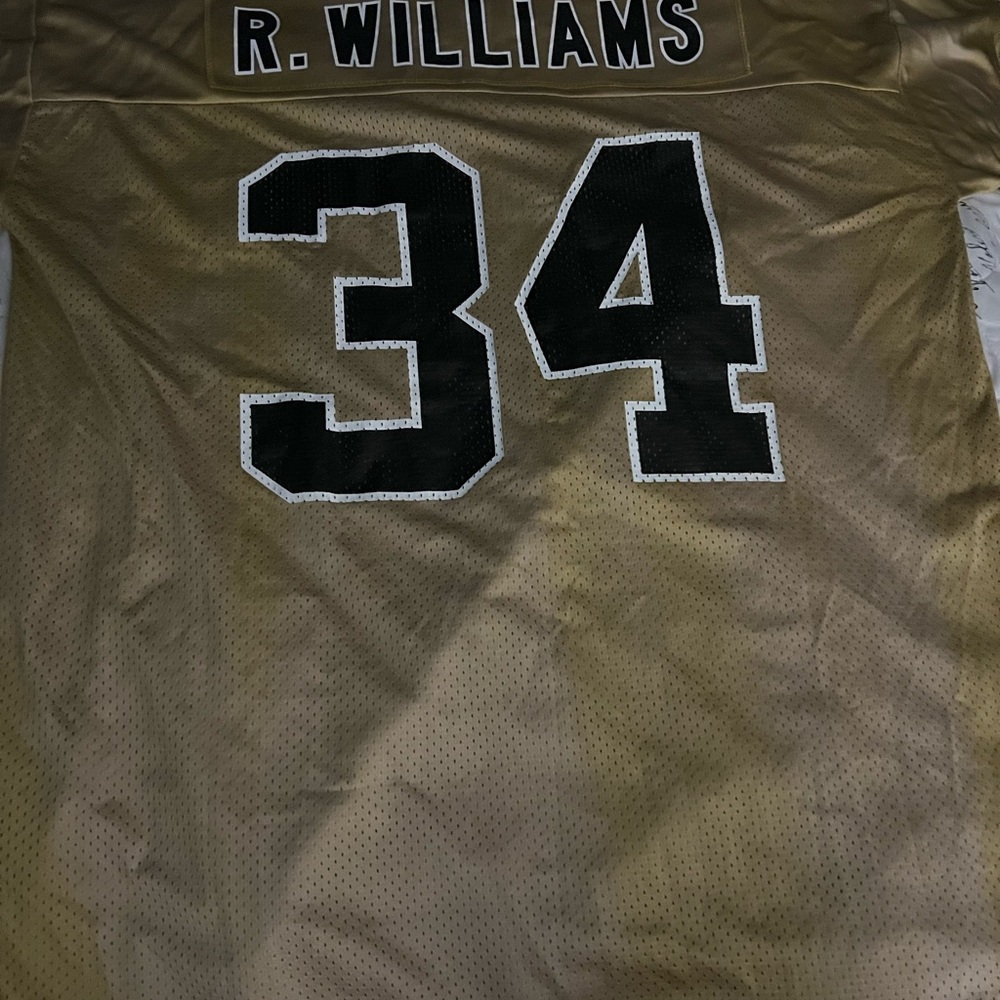 Reebok Gold and Black Men's Jersey